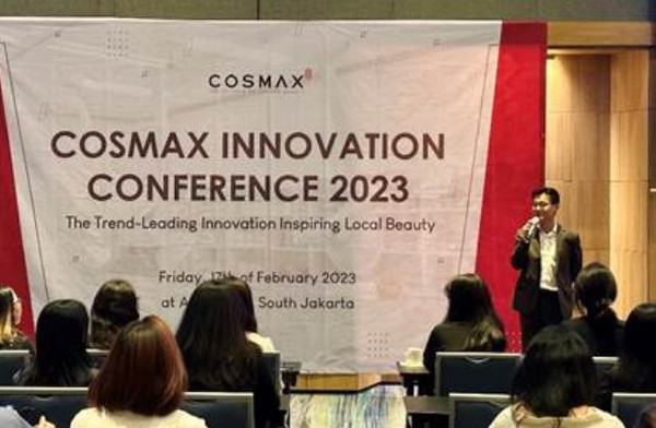 코스맥스가 지난 2월 17일 인도네시아 자카르타에서 ‘코스맥스 이노베이션 컨퍼런스(COSMAX Innovation Conference)’를 개최했다.(이미지 출처=코스맥스)